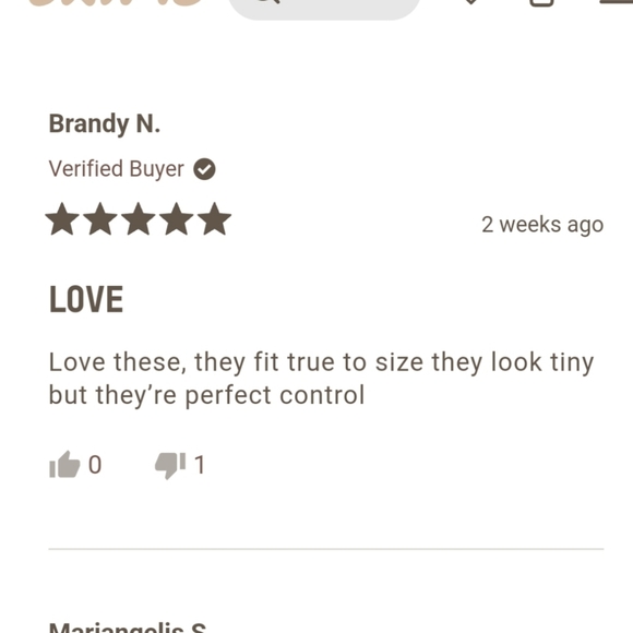 NWOT SKIMS Core Control High Waisted Thong Tan Various - Picture 9 of 10